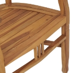 Sedie da Giardino 2 pz in Legno Massello di Teak