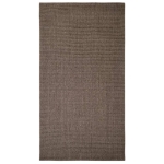 Tappeto in Sisal per Tiragraffi Marrone 80x150 cm