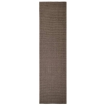 Tappeto in Sisal per Tiragraffi Marrone 66x250 cm