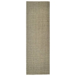 Tappeto in Sisal per Tiragraffi Tortora 80x250 cm