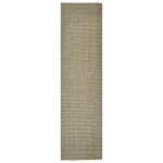 Tappeto in Sisal per Tiragraffi Tortora 66x250 cm