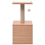 Albero per Gatti con Tappeto Tiragraffi in Sisal 62 cm