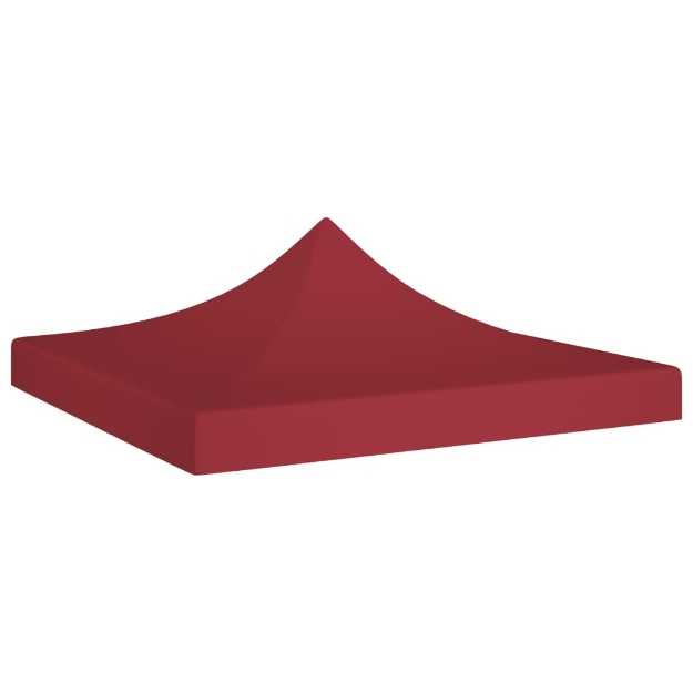 Tetto per Tendone per Feste 2x2 m Rosso Borgogna 270 g/m²