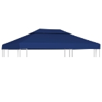 Copertura Superiore per Gazebo a 2 Strati 310 g/m² 4x3 m Blu