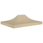 Tetto per Tendone per Feste 4x3 m Beige 270 g/m²