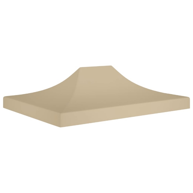 Tetto per Tendone per Feste 4x3 m Beige 270 g/m²