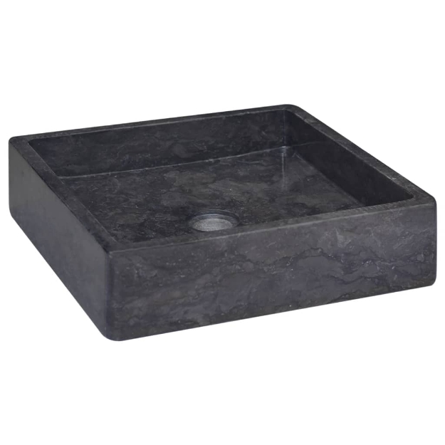 Lavandino Nero 40x40x10 cm in Marmo