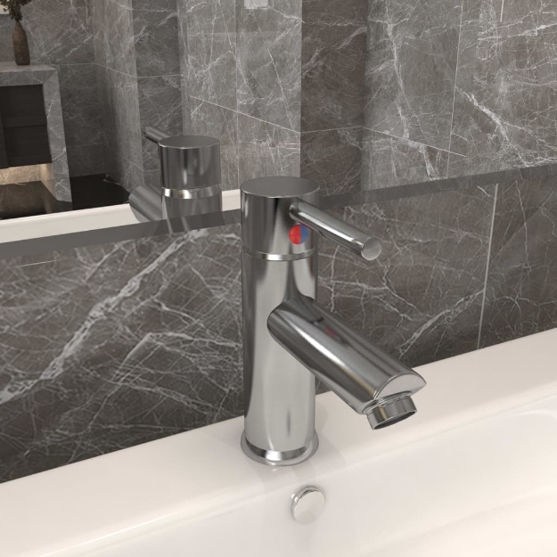 Rubinetto per Lavabo del Bagno Argento 130x176 mm