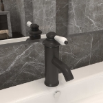 Rubinetto per Lavabo del Bagno Grigio 130x180 mm