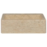 Lavandino Crema 40x40x12 cm in Marmo