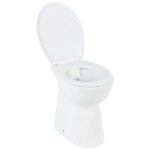 WC Sospeso con Design Senza Bordi 7 cm Più Alto Ceramica Bianca