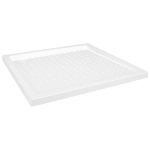 Piatto Doccia con Superficie Puntinata Bianco 80x80x4 cm in ABS