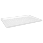 Piatto Doccia con Superficie Puntinata Bianco 80x120x4cm ABS