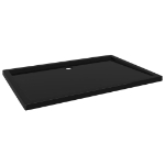 Piatto Doccia in ABS Rettangolare Nero 80x120 cm