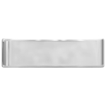 Lavandino con Foro per Rubinetto 48x37x13,5 cm Ceramica Argento