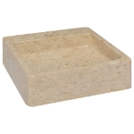 Lavandino Crema 40x40x12 cm in Marmo