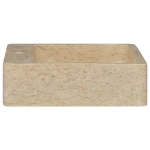 Lavandino Crema 40x40x12 cm in Marmo