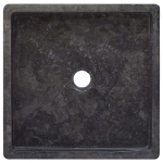 Lavandino Nero 40x40x10 cm in Marmo