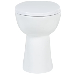 WC Sospeso con Design Senza Bordi 7 cm Più Alto Ceramica Bianca