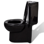 WC toilette in ceramica per bagno nero