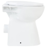 WC Sospeso con Design Senza Bordi 7 cm Più Alto Ceramica Bianca