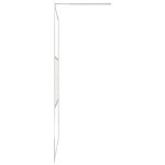 Parete per Doccia Walk-in in Vetro ESG Design Pietra 80x195 cm