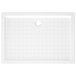 Piatto Doccia con Superficie Puntinata Bianco 70x100x4cm in ABS