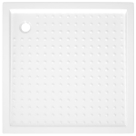 Piatto Doccia con Superficie Puntinata Bianco 80x80x4 cm in ABS