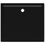 Piatto Doccia in ABS Rettangolare Nero 80x90 cm