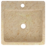 Lavandino Crema 40x40x12 cm in Marmo