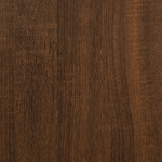 Scrivania Rovere Marrone 90x50x74 cm in Legno Multistrato