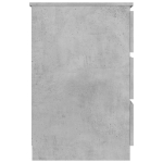 Scrivania Grigio Cemento 140x50x77 cm in Truciolato