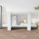 Libreria Bianca 100x30x51 cm in Legno Multistrato