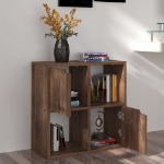 Libreria Rovere Fumo 60x27,5x59,5 cm in Truciolato