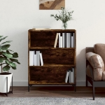 Libreria Rovere Fumo 69,5x32,5x90 cm in Legno Multistrato