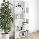 Libreria/Divisorio Bianco 80x24x186 cm in Truciolato