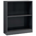 Libreria Grigio Lucido 60x24x74,5 cm in Legno Multistrato