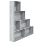 Libreria Grigio Sonoma 155x24x160 cm