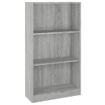 Libreria Grigio Sonoma 60x24x109 cm in Legno Ingegnerizzato