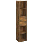 Libreria Rovere Fumo 36x30x171 cm in Legno Multistrato