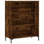 Libreria Rovere Fumo 69,5x32,5x90 cm in Legno Multistrato