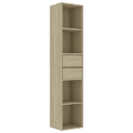 Libreria Rovere Sonoma 36x30x171 cm in Truciolato