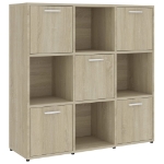 Libreria Rovere Sonoma 90x30x90 cm in Legno Multistrato