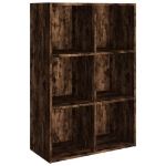 Libreria/Credenza Rovere Fumo 66x30x98 cm in Legno Multistrato