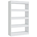 Libreria/Divisorio Bianco 80x30x135 cm in Truciolato