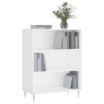 Libreria Bianca 69,5x32,5x90 cm in Legno Multistrato