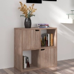 Libreria Grigio Rovere Sonoma 60x27,5x59,5cm Legno Multistrato