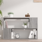 Libreria Grigio Sonoma 100x24x63 cm in Legno Multistrato