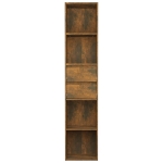 Libreria Rovere Fumo 36x30x171 cm in Legno Multistrato