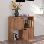 Libreria Rovere Marrone 60x27,5x59,5 cm in Legno Multistrato